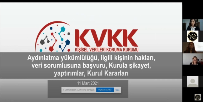 Kişisel Verilerin Korunması Kanunu Eğitimi