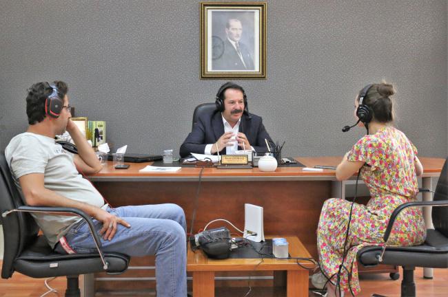 ÇELİKTAŞ TRT GAP Diyarbakır Radyosu'nun konuğu oldu