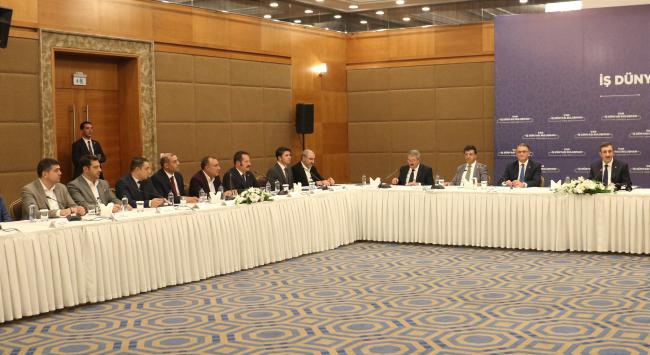 VANTSO SORUNLARI CUMHURBAŞKANI YARDIMCISI YILMAZ'A AKTARDI