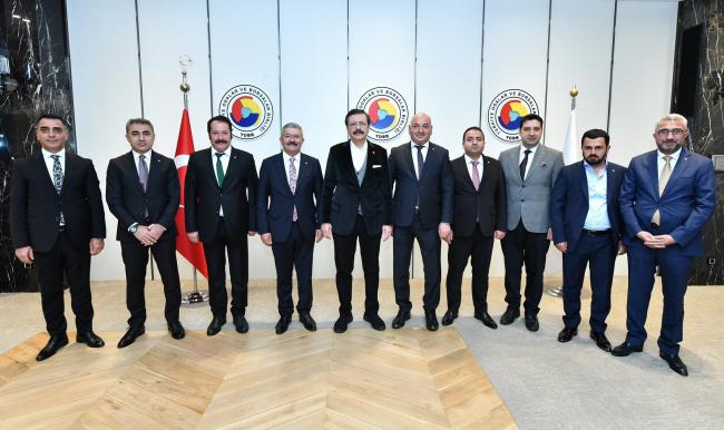 Van TSO'dan TOBB Başkanı Hisarcıklıoğlu'na ziyaret