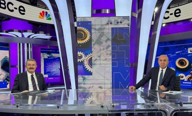 Başkan Takva CNBC-e'nin Canlı Yayın Konuğu Oldu