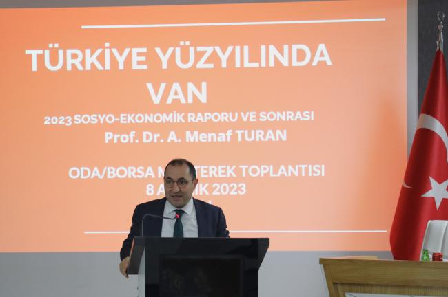 VAN İLİ 'Oda/Borsa Müşterek Toplantısı'