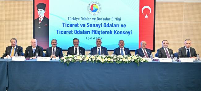 TOBB TOPLANTI  'Ticaret ve Sanayi Odaları ile Ticaret Odaları Müşterek Konsey Toplantısı'