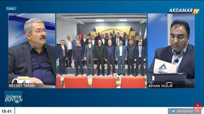 BAŞKAN TAKVA AKDAMAR TV'NİN KONUĞU OLDU