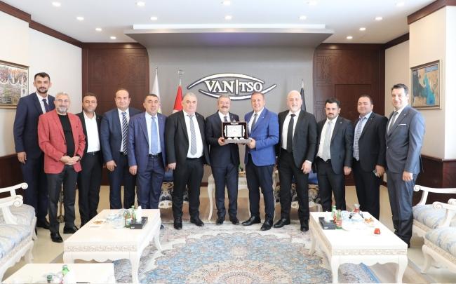 ZİYARET TRABZON TSO VAN TSO'YU ZİYARET ETTİ