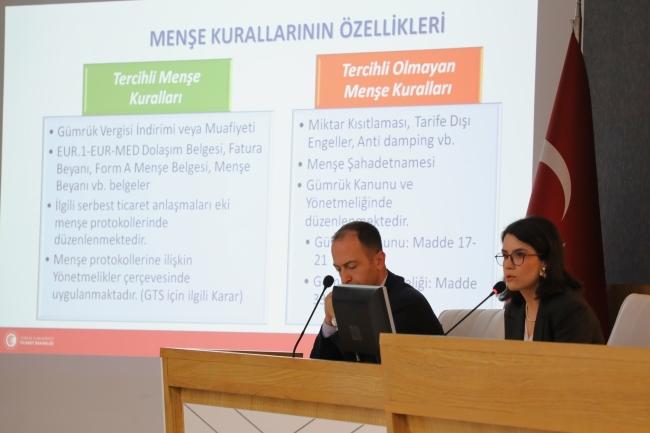 EĞİTİM Doğu Anadolu Bölgesi Sonradan Kontrol ve Menşe Kuralları Eğitimi düzenlendi