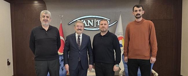 ZİYARET   Aytin ve Yılmaz'dan nezaket ziyareti