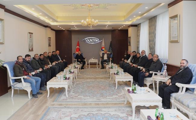 ZİYARET   Başkan Gönül ve Üyelerden Van TSO'ya Ziyaret