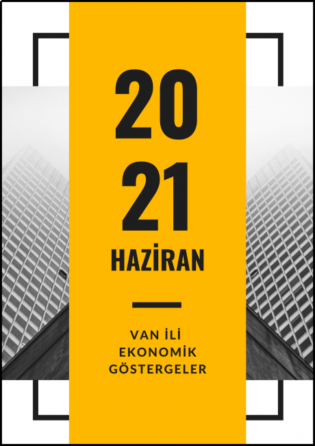 HAZİRAN AYI VAN İLİ EKONOMİK İSTATİSTİKLER 2021