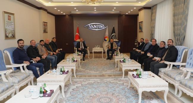 ZİYARET   Vanspor yönetiminden Van TSO'ya ziyaret