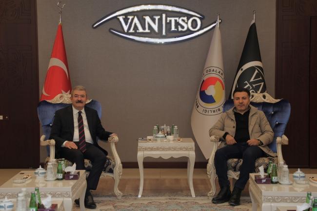 ZİYARET   Vanspor yönetiminden Van TSO'ya ziyaret