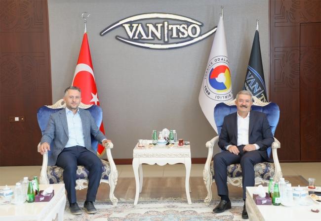 HÜDA-PAR Heyetinden   Van TSO'ya Ziyaret