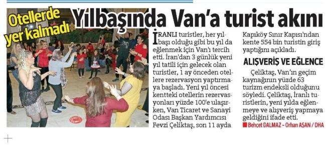 İRANLILAR YILBAŞINDA VAN'I KAPATTI