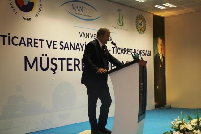 VAN VE İLÇELER TİCARET VE SANAYİ ODASI -TİCARET BORSASI MÜŞTEREK TOPLANTISI