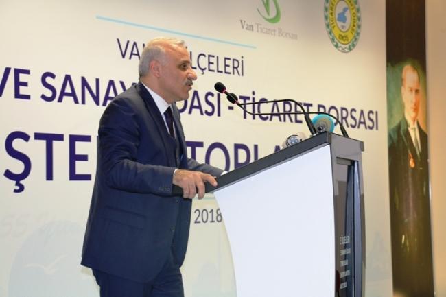 VAN VE İLÇELER TİCARET VE SANAYİ ODASI -TİCARET BORSASI MÜŞTEREK TOPLANTISI