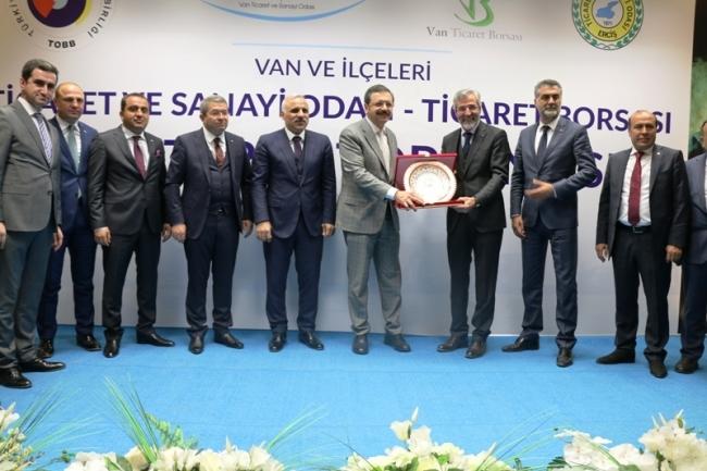 VAN VE İLÇELER TİCARET VE SANAYİ ODASI -TİCARET BORSASI MÜŞTEREK TOPLANTISI