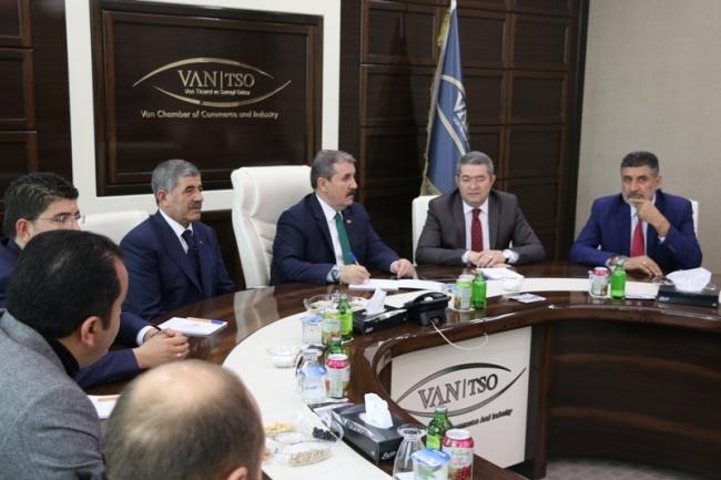 BÜYÜK BİRLİK PARTİSİ GENEL BAŞKANI MUSTAFA DESTİCİ ODAMIZI ZİYARET ETTİ.