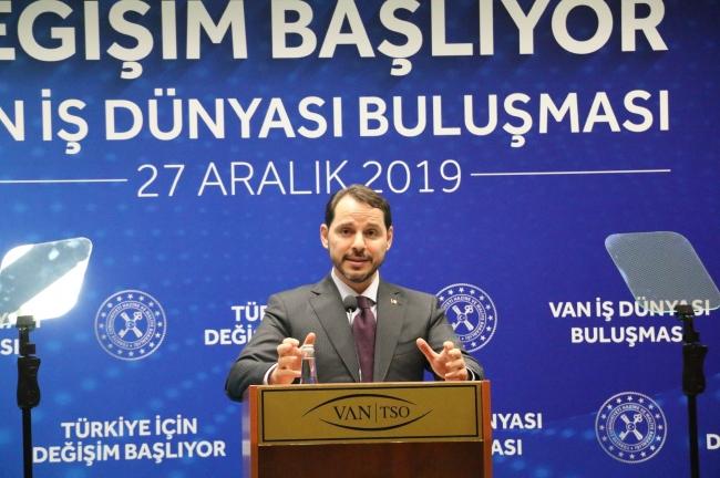 HAZİNE VE MALİYE BAKANI BERAT ALBAYRAK VAN TSO'DA