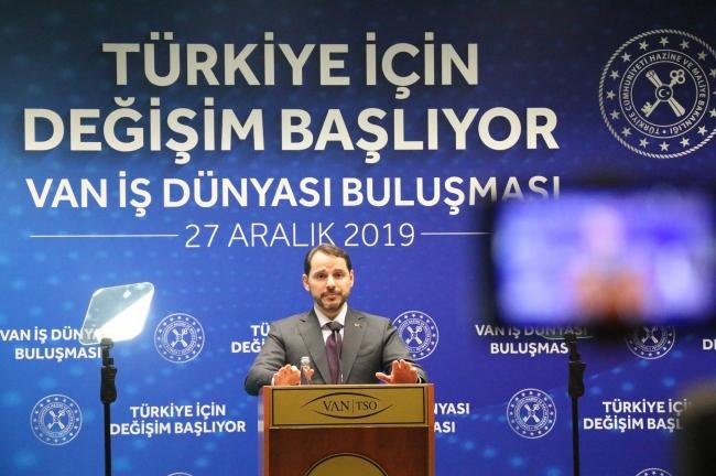 HAZİNE VE MALİYE BAKANI BERAT ALBAYRAK VAN TSO'DA