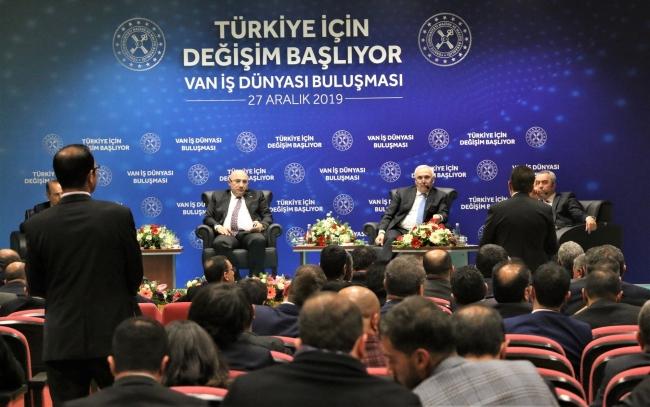 HAZİNE VE MALİYE BAKANI BERAT ALBAYRAK VAN TSO'DA