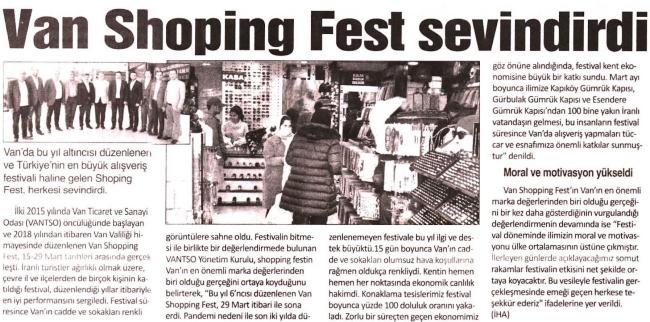 VAN SHOPİNG FEST SEVİNDİRDİ