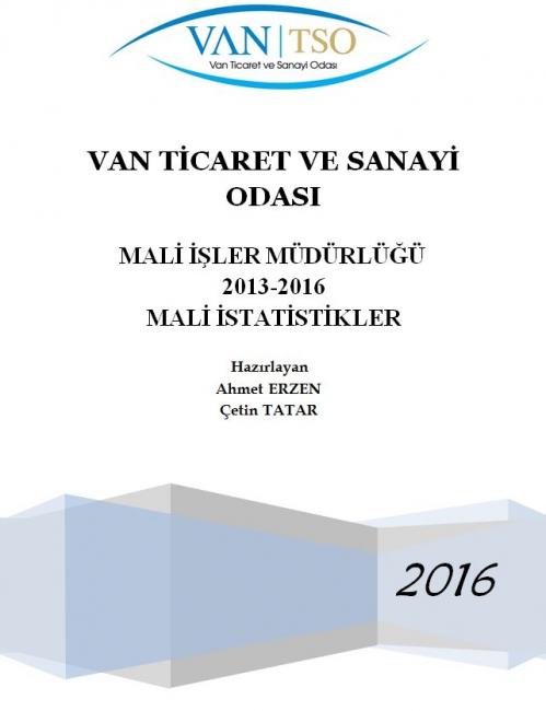 VAN TSO MALİ İSTATİSTİKLER