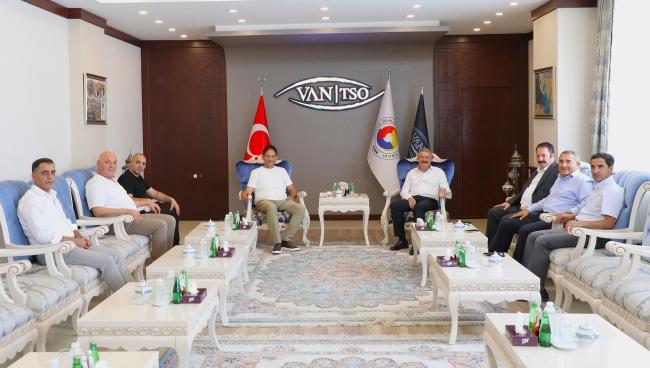 ZİYARET ERZURUM TB, VAN TSO'YU ZİYARET ETTİ