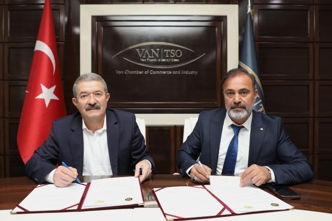 İşbirliği Protokolü Van TSO ile Müteahhitler ve Yapsatçılar Derneği işbirliği ve dayanışma protokolü imzaladı