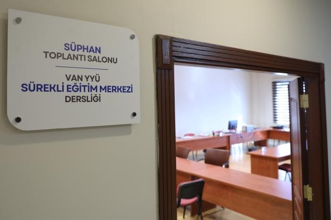 İŞBİRLİĞİ Van TSO ile YÜSEM işbirliğinde derslik kuruldu