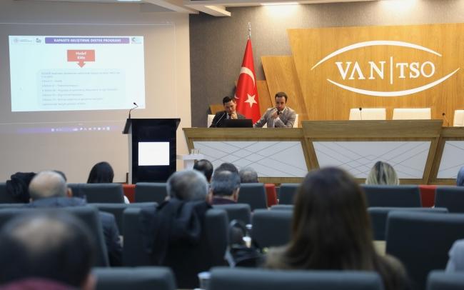 Toplantı Van TSO’da KOSGEB destekleri anlatıldı