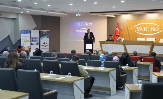 Toplantı Van TSO’da KOSGEB destekleri anlatıldı