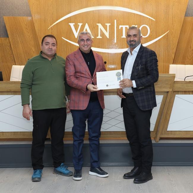 Sertifika Töreni Van TSO'da Hakemler Eğitimi Sertifika Töreni düzenlendi