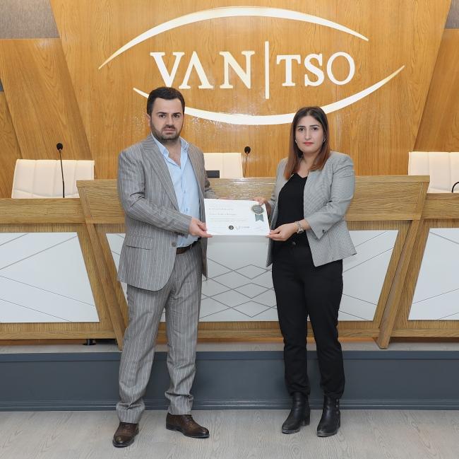 Sertifika Töreni Van TSO'da Hakemler Eğitimi Sertifika Töreni düzenlendi