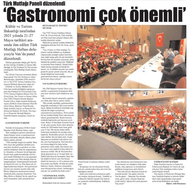 TÜRK MUTFAĞI PANELİ DÜZENLENDİ