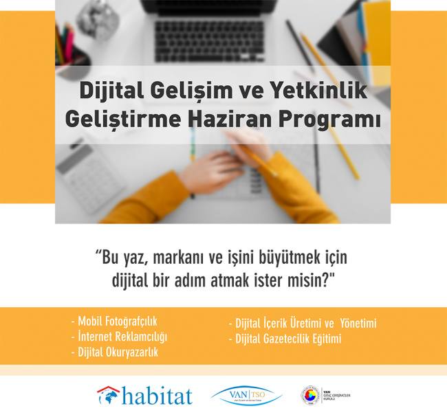 Van Dijital Gelişim ve Yetkinlik Eğitim Programı Başlıyor