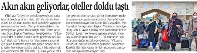 AKIN AKIN GELİYORLAR, OTELLER DOLDU TAŞTI