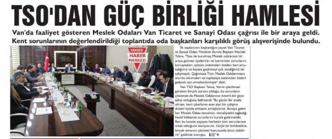 Van TSO'dan Güç Birliği Hamlesi