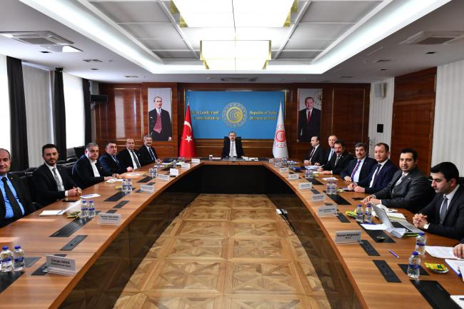 VAN TSO YÖNETİMİ SORUN VE TALEPLERİ BAKAN MUŞ'A İLETTİ