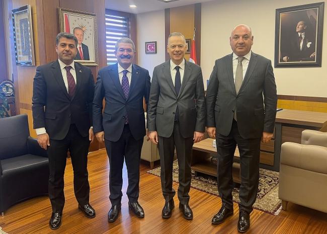 Van TSO heyeti   Ticaret Bakanı ile görüştü