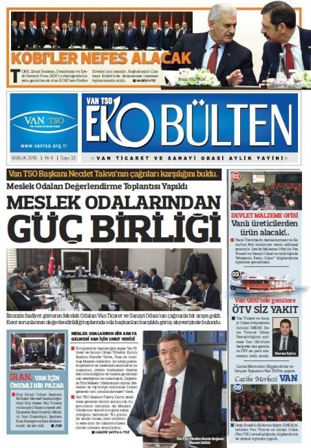 EKO BÜLTEN GAZETESİ ARALIK -2016