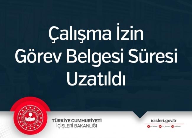 Manuel Görev Belgesi Süresi Uzatıldı