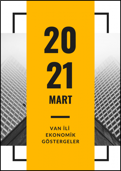 MART AYI VAN İLİ EKONOMİK İSTATİSTİKLER 2021