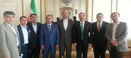 Van heyeti İran İslam Cumhuriyeti Ankara Büyükelçisini ziyaret etti