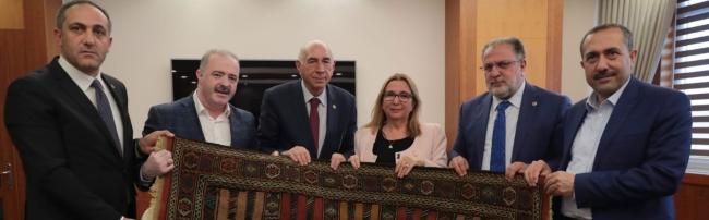 Meclis Başkanı Ertürk’ten Ticaret Bakanı Ruhsar Pekcan’a ziyaret
