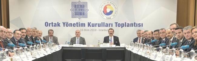 TOBB Bankalar Birliği ile toplandı