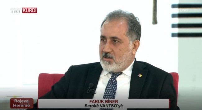 Van Tso Başkan Vekili Faruk Biner TRT Kurdî'nin Konuğu Oldu